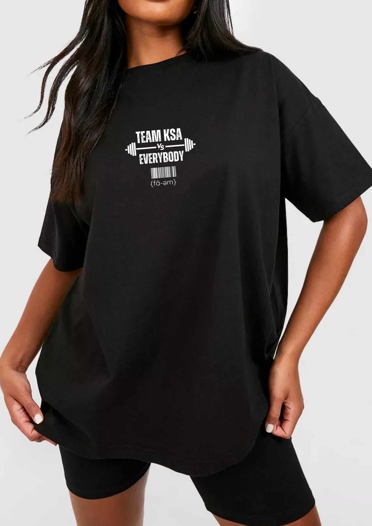 Team KSA vs Everybody Tshirt - Fa-em
