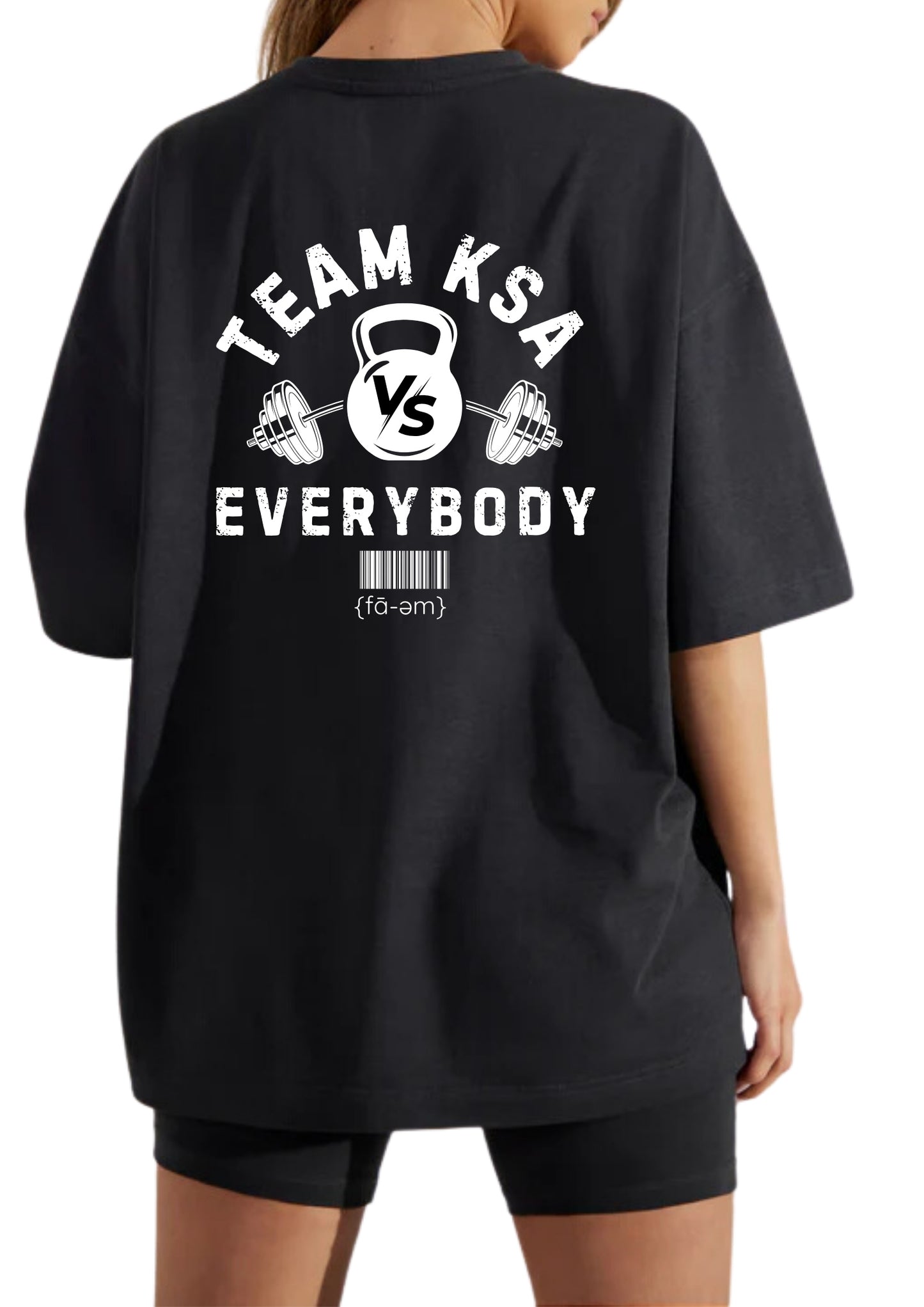 Team KSA vs Everybody Tshirt - Fa-em