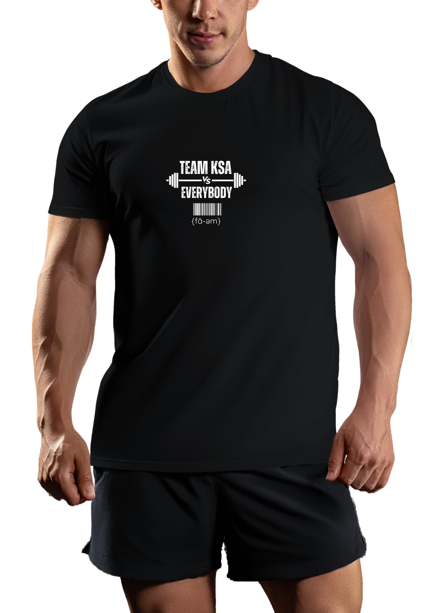 Team KSA vs Everybody Tshirt - Fa-em