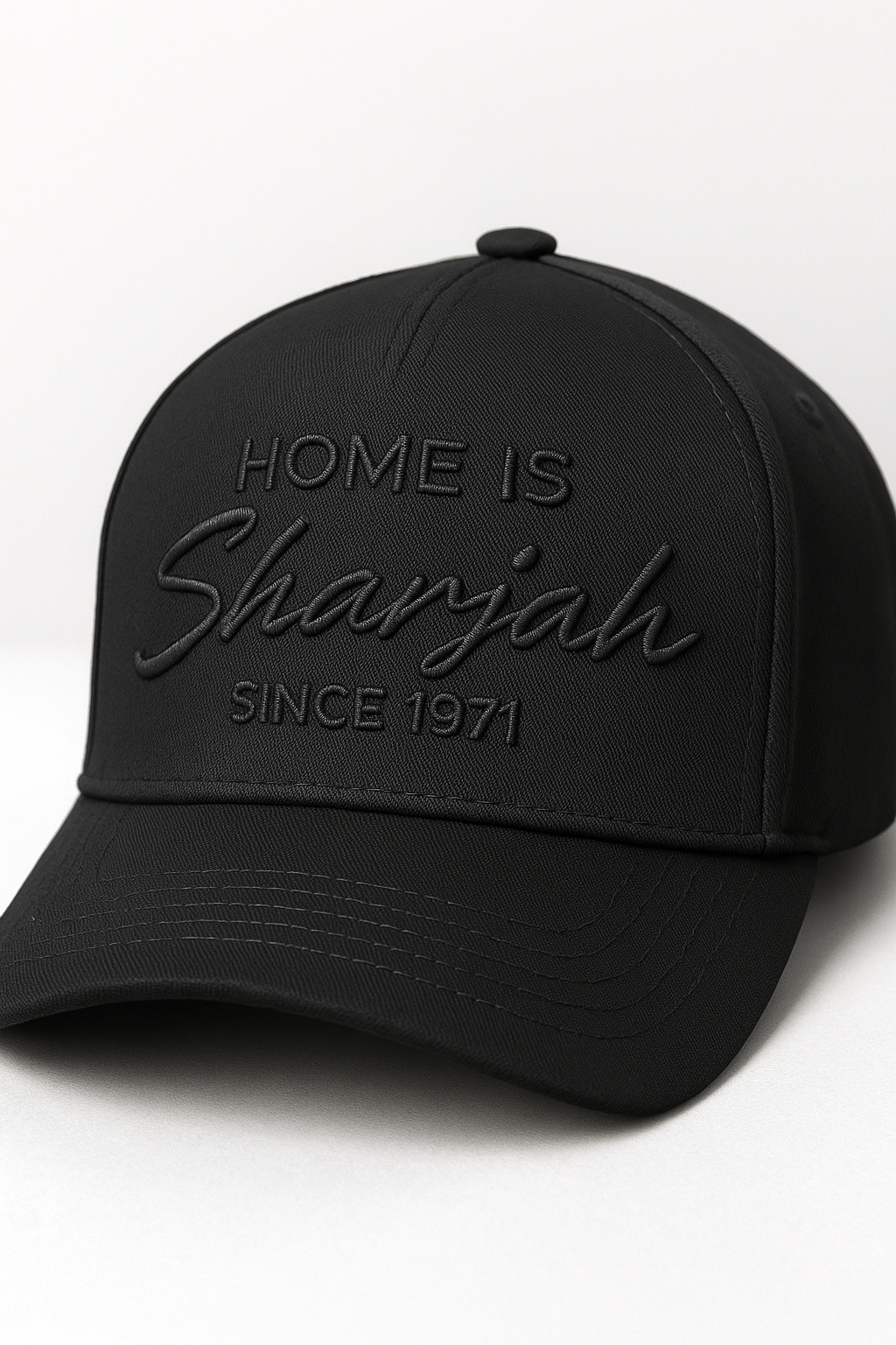 Home is Sharjah Cap- All Black - Faem