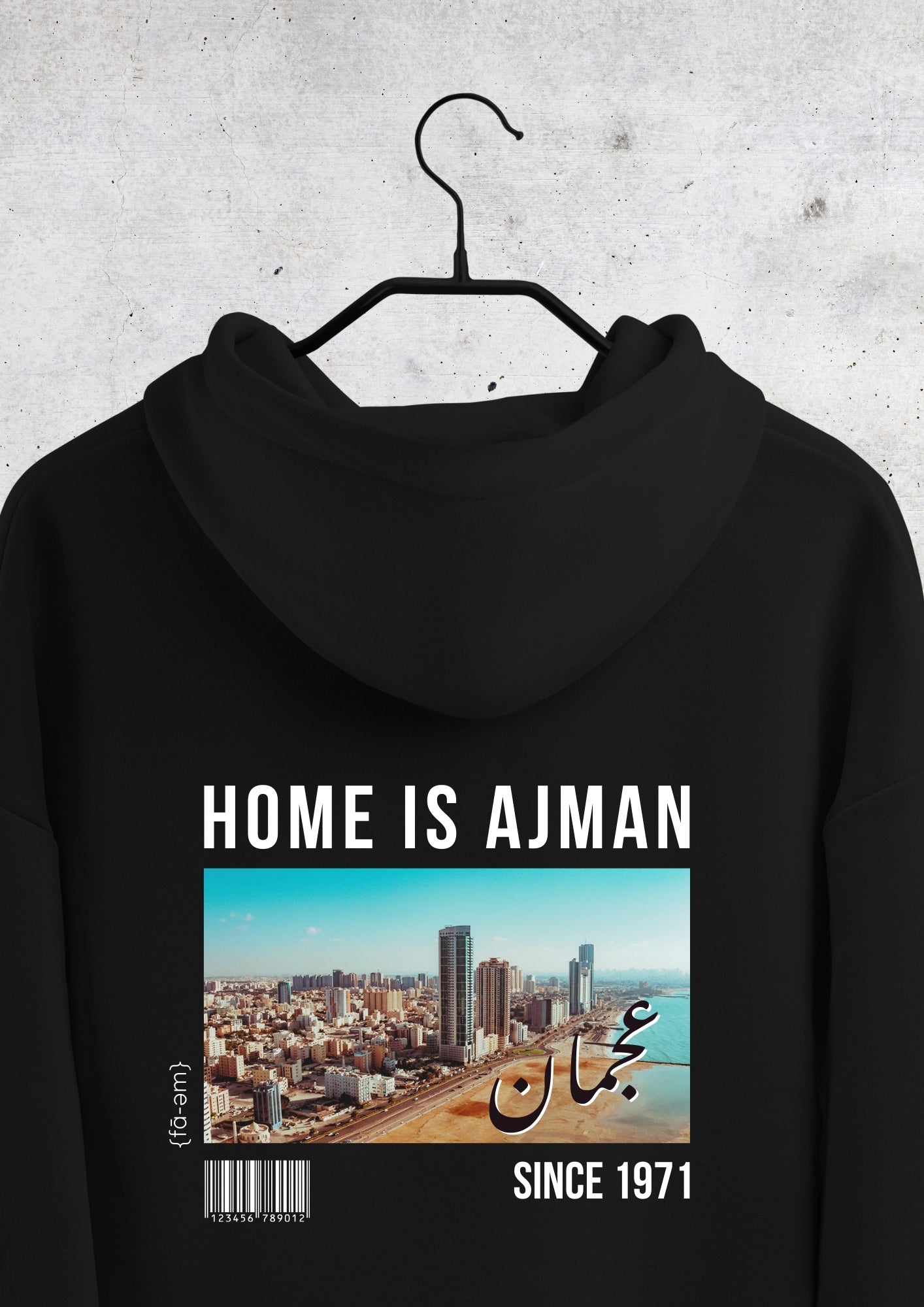 🇦🇪 Home is Ajman Hoodie 🇦🇪 - Faem
