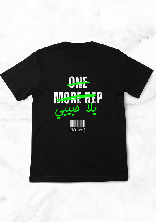 One More Rep (Yalla Habibbi) T-shirt - Fa-em