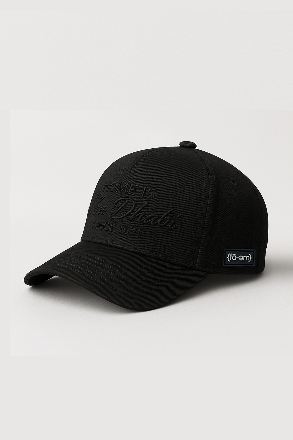 Home is Abu Dhabi- All Black - Faem