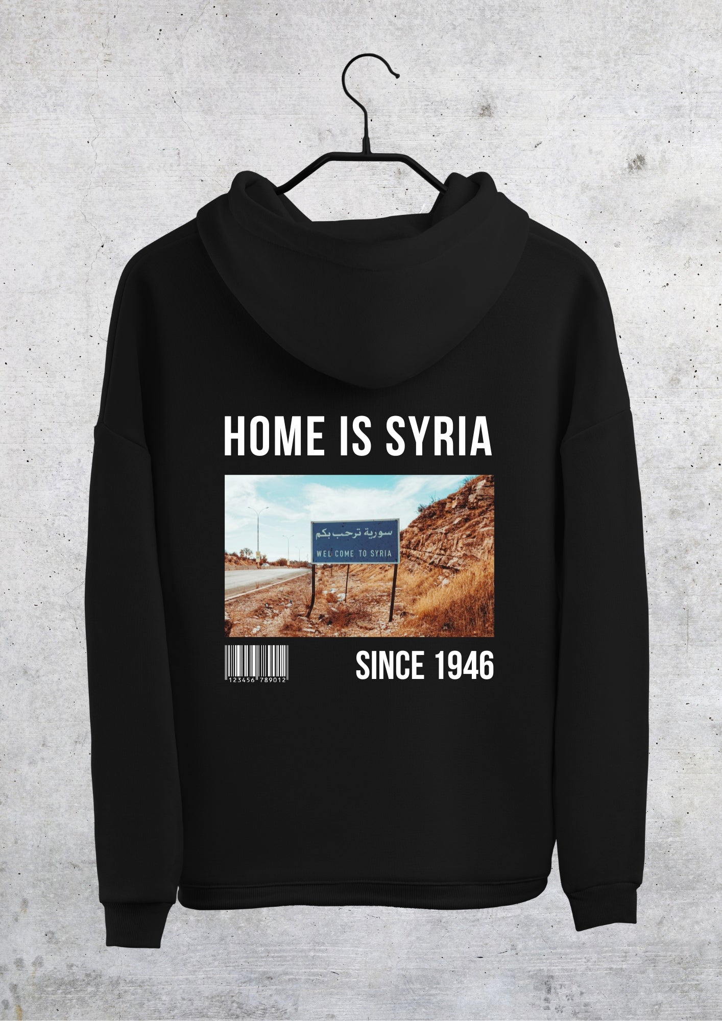Home is Syria Hoodie - Faem