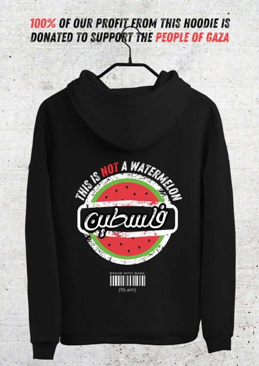 Not A Watermelon Hoodie Unisex - Fa-em